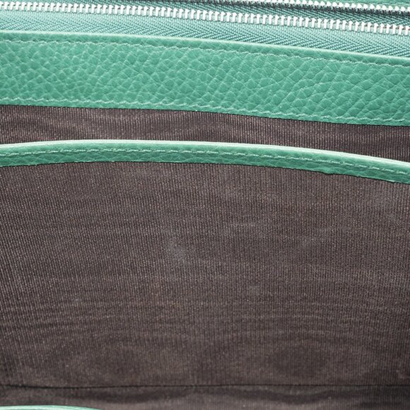 GUCCI Green Leather Shoulder Bag - Picture 14 of 15